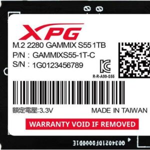 SSD M.2 NVME 1TB ADATA XPG GAMMIX S55 (2230)