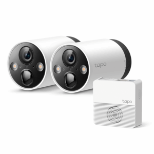 TAPO C420S2 Sistema 2 Camaras IP a Bateria Ext Day/Night + HUB