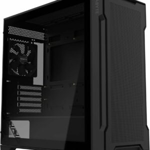 Gabinete Gigabyte C102 Glass TG Mid-Tower Fan x2 Black (4835)