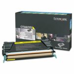 Toner Lexmark C748H1YG amarillo C748 10K