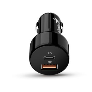 CARGADOR GENIUS P/AUTO USB-A / USB-C  18W+18W