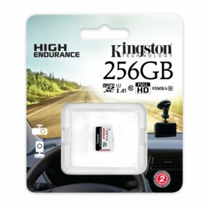 Memoria Micro SD 256G KINGSTON ENDURANCE P/VIDEOVIGILANCIA