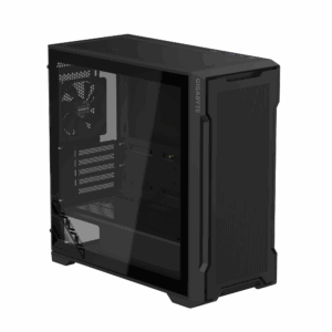 Gabinete Gigabyte C102 Glass TG Mid-Tower Fan x2 Black (4835)