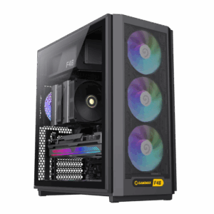 Gabinete Gamemax F46 Negro 4xFAN ARGB ATX