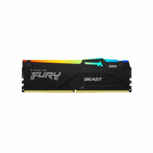 Memoria PC Kingston Fury Beast Black RGB 32GB 6400MHz DDR5 SDRAM