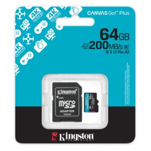 Memoria Micro SD Kingston Canvas Plus 64GB