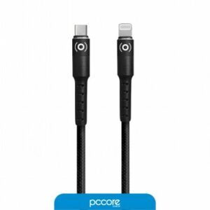 CABLE FOXBOX ROUND PRO LIGHTNING A TYPE-C  NEGRO 125M (7431)