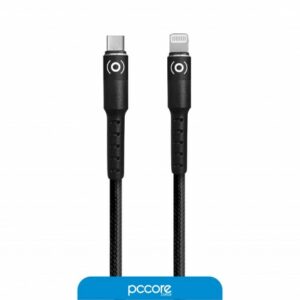 CABLE ROUND FOXBOX 2M LIGHTNING NEGRO FOXBOX