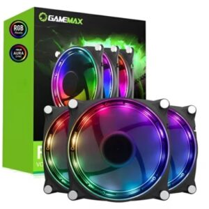 Cooler Fan Gamemax RB300 ARGB Kit x 3 Fans 120mm
