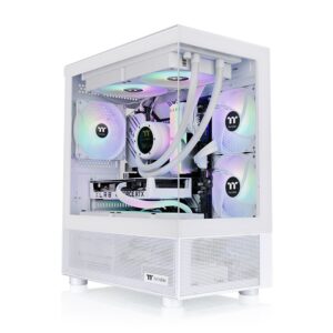 Gabinete TT View 170 Micro Chassis TG x2 Fan ARGB x3 Snow White (5349)