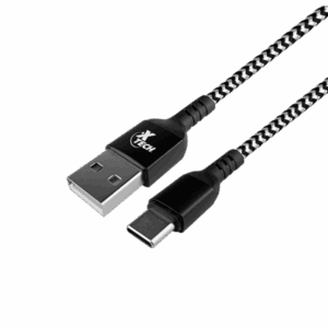 CABLE X-TECH TRENSADO C/CONEC TIPO-C A USB A MACHO
